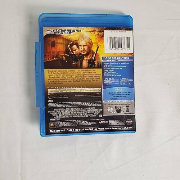 The A-Team (Blu-ray + Digital) Unrated Extended Cut Bradley Cooper Liam Neeson - Picture 4 of 4